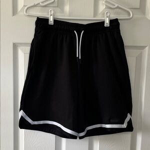 Athletic Works Black Shorts with White Trim